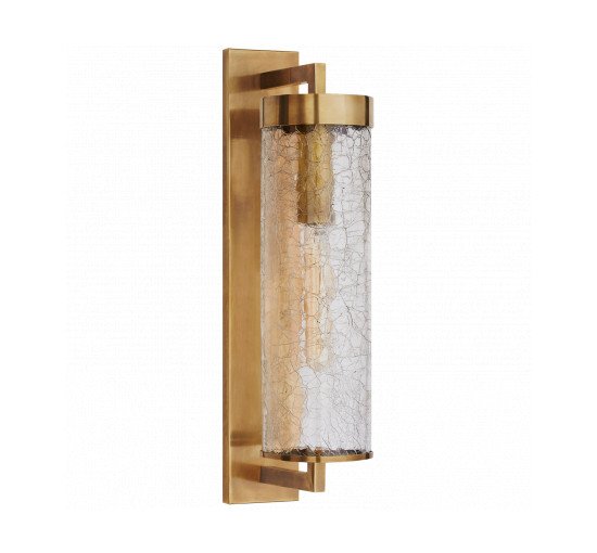 null - Liaison Large Bracketed Wall Sconce Bronze