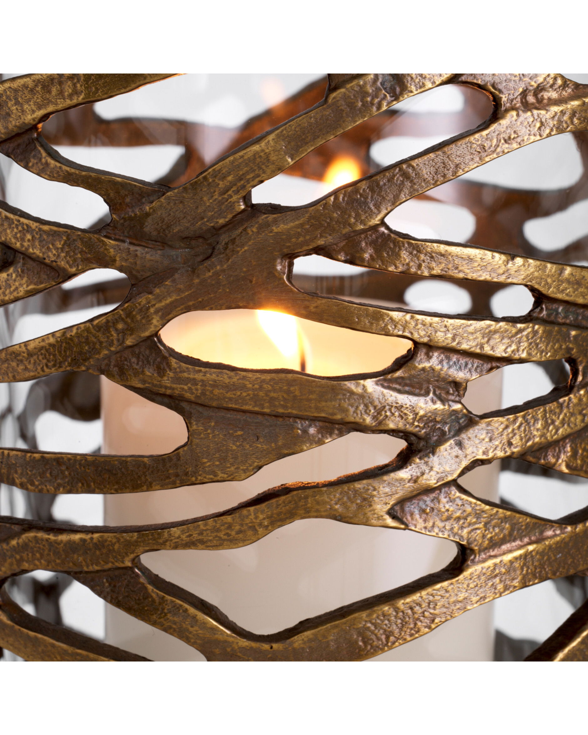 Lanai Hurricane Vintage Brass