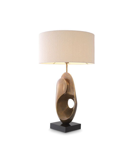 D'Ancona bordslampa vintage brass