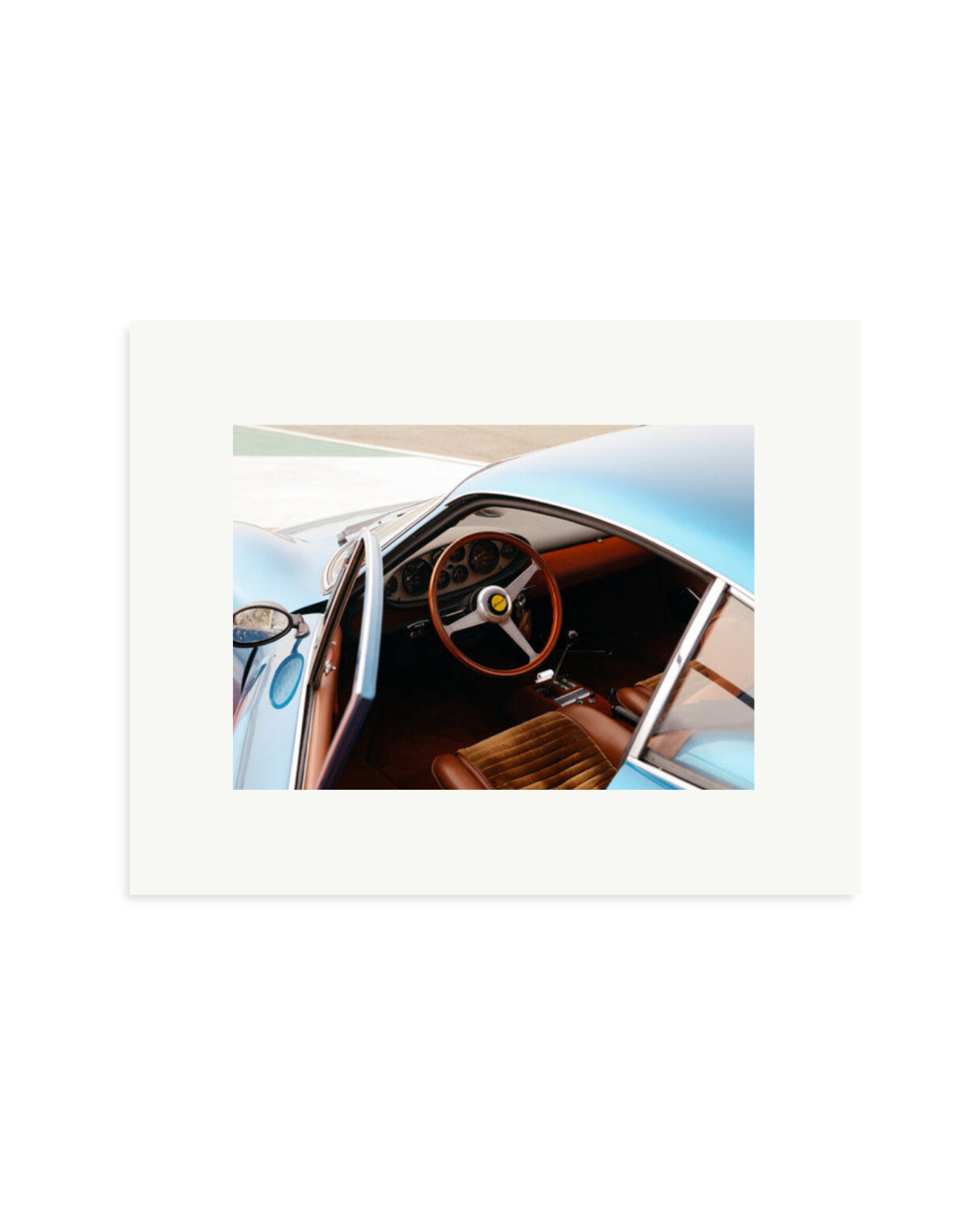 1967 Dino 206 GT Print Only / Small
