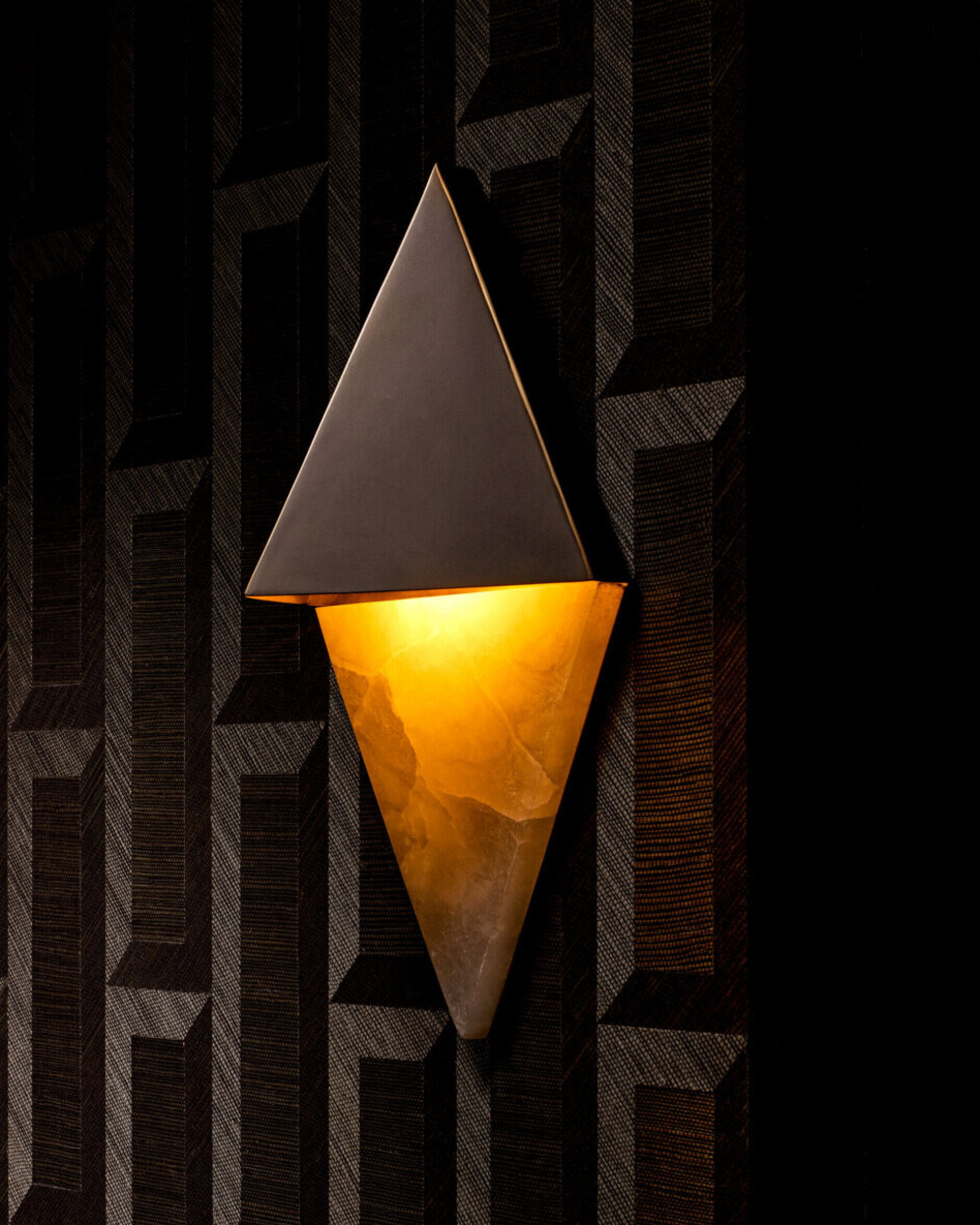 Mirabeau wandlamp zwart