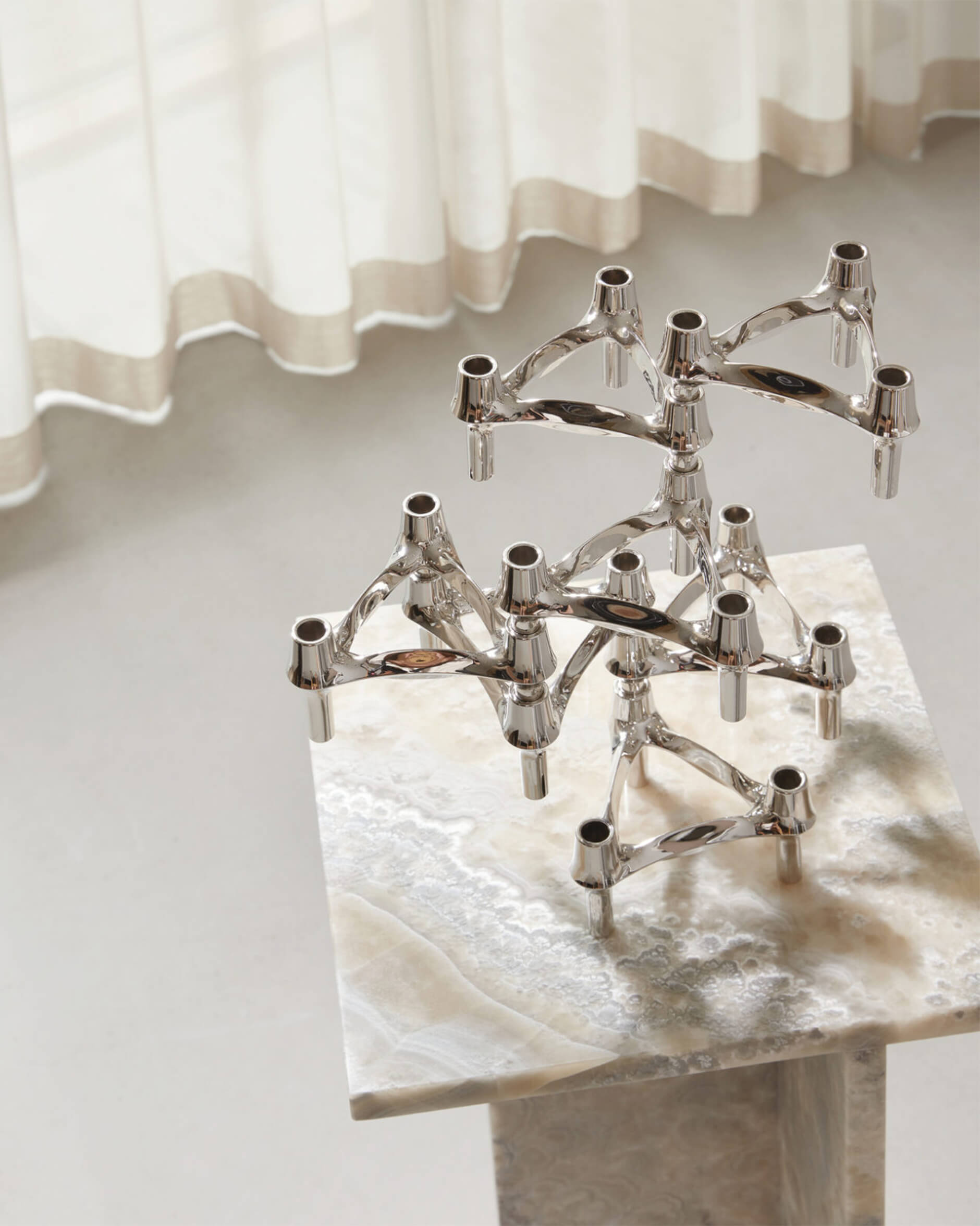 Nagel BMF ljusstake krom