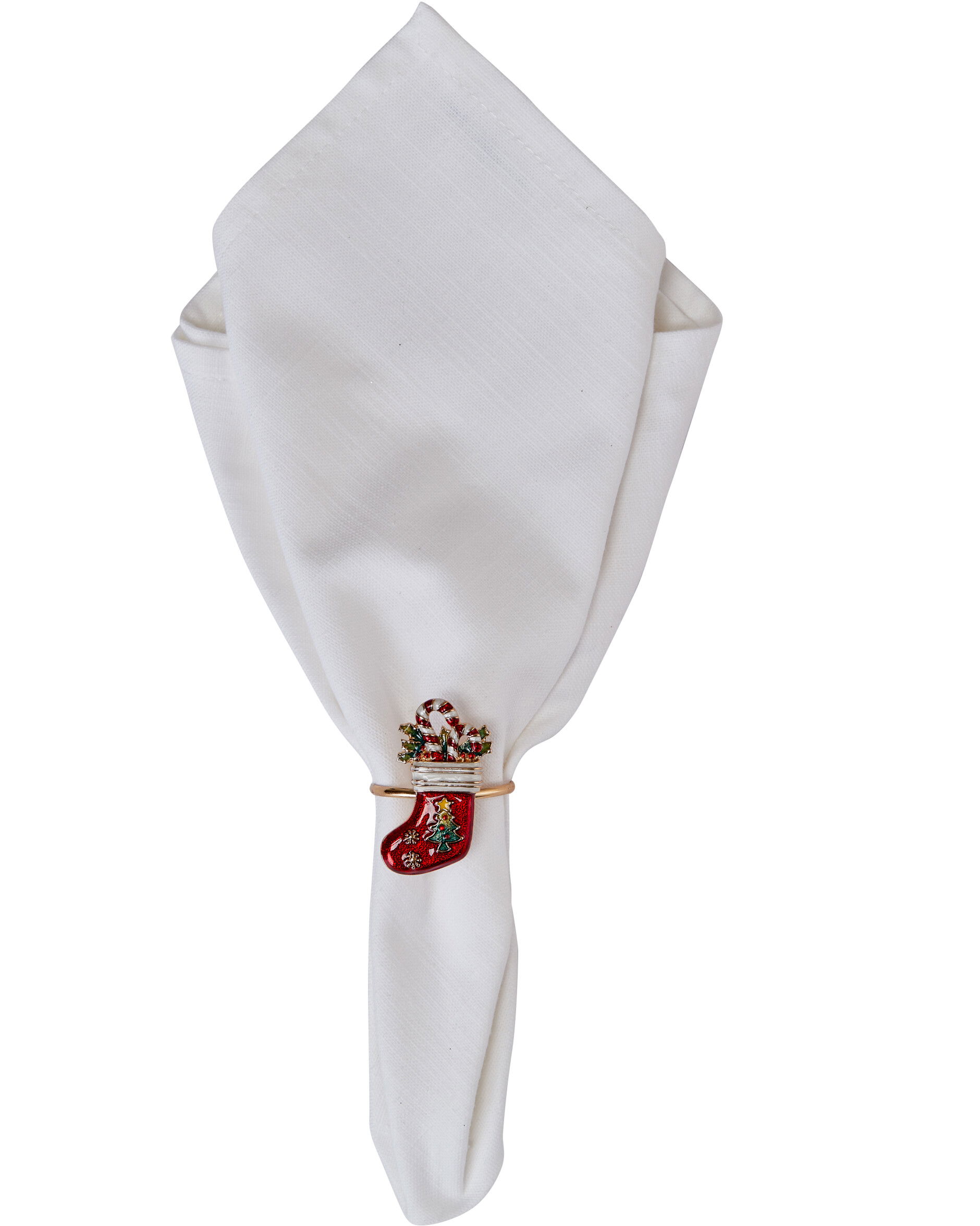 Clara kerstkous servetring