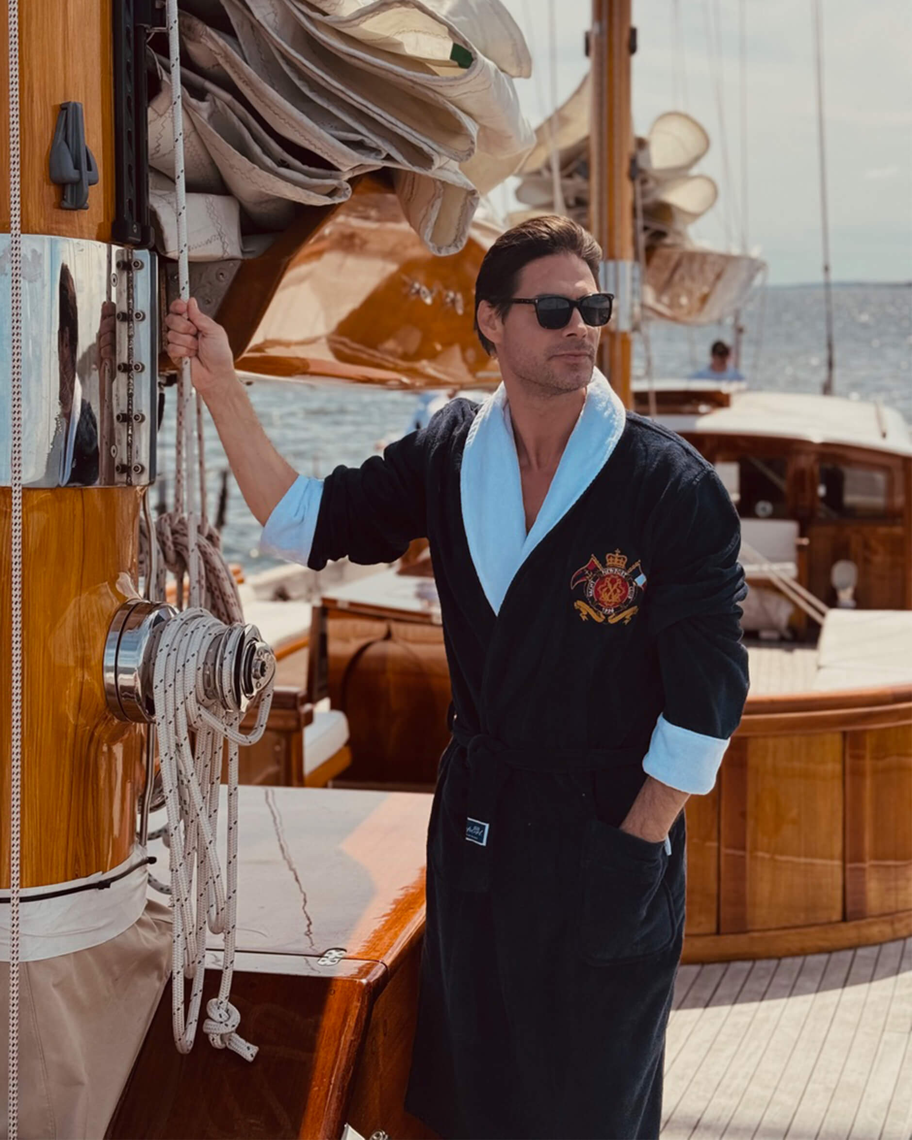 Yacht Club morgonrock navy