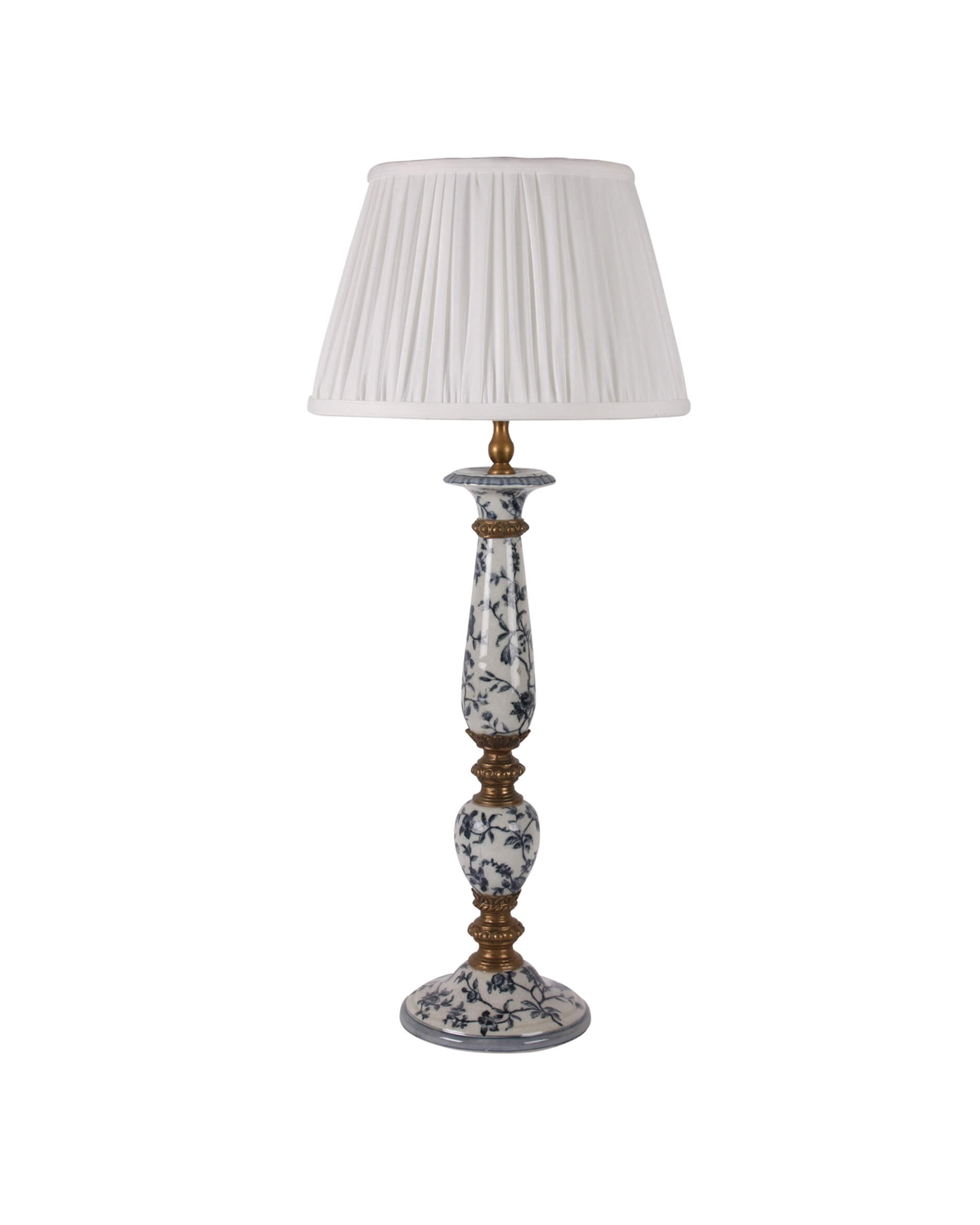 Viloa bordslampa blå/vit