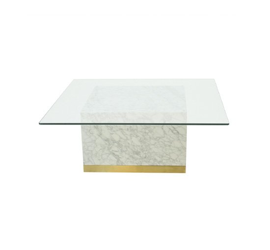 White - Quebec coffee table green