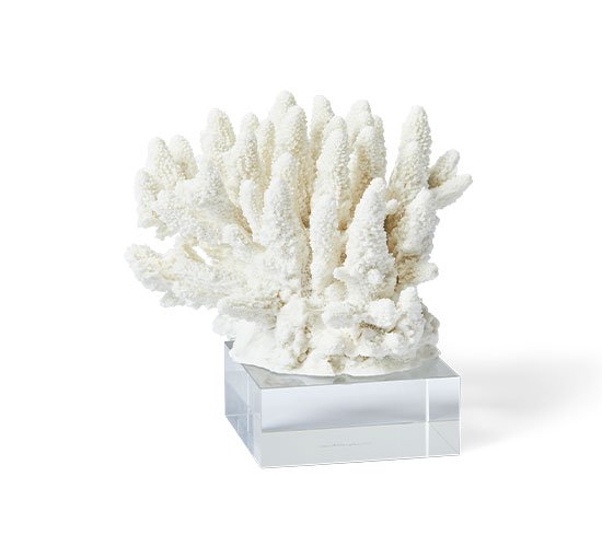 Inès korall hvit