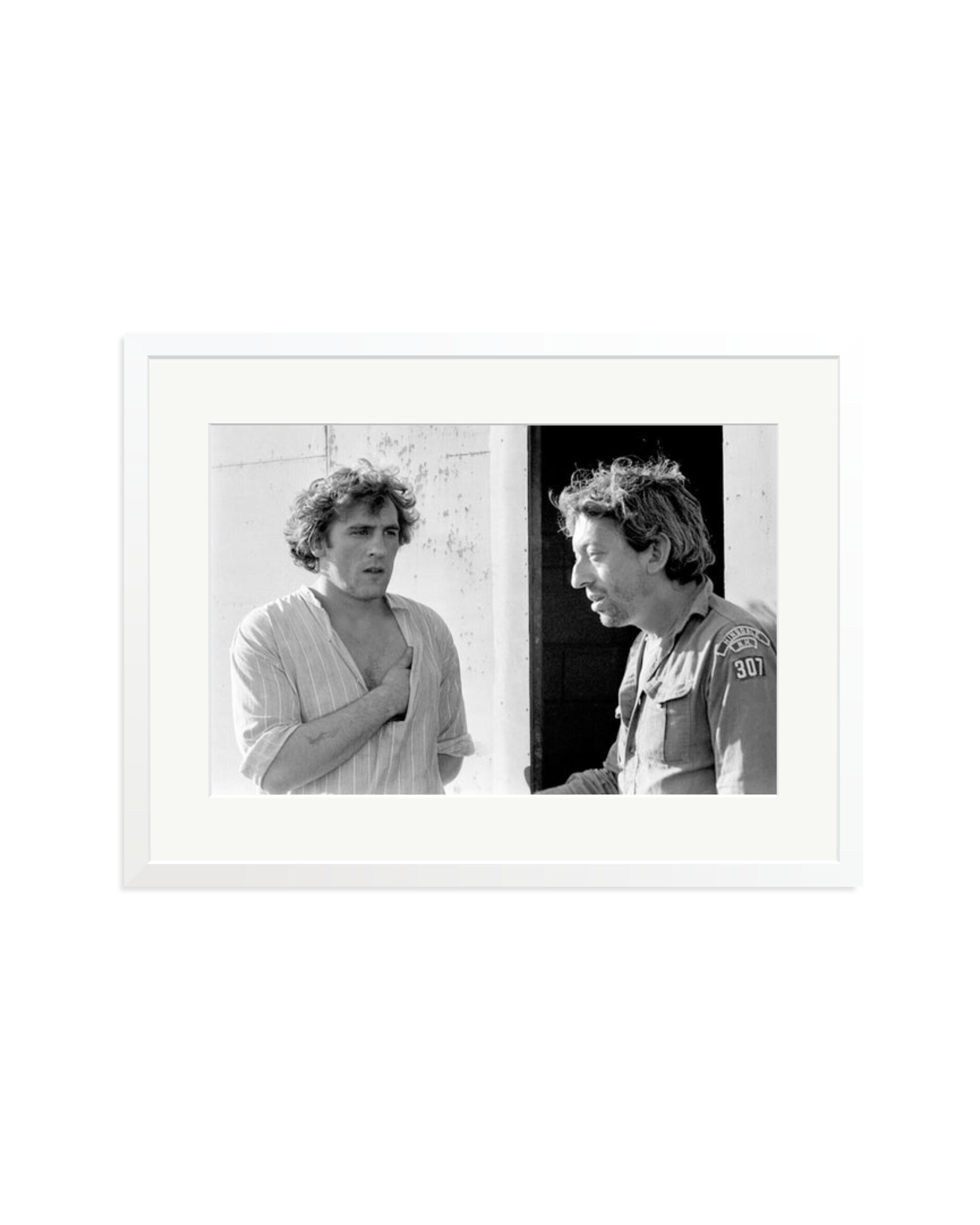 Gerard Depardieu and Serge Gainsbourg White / XL