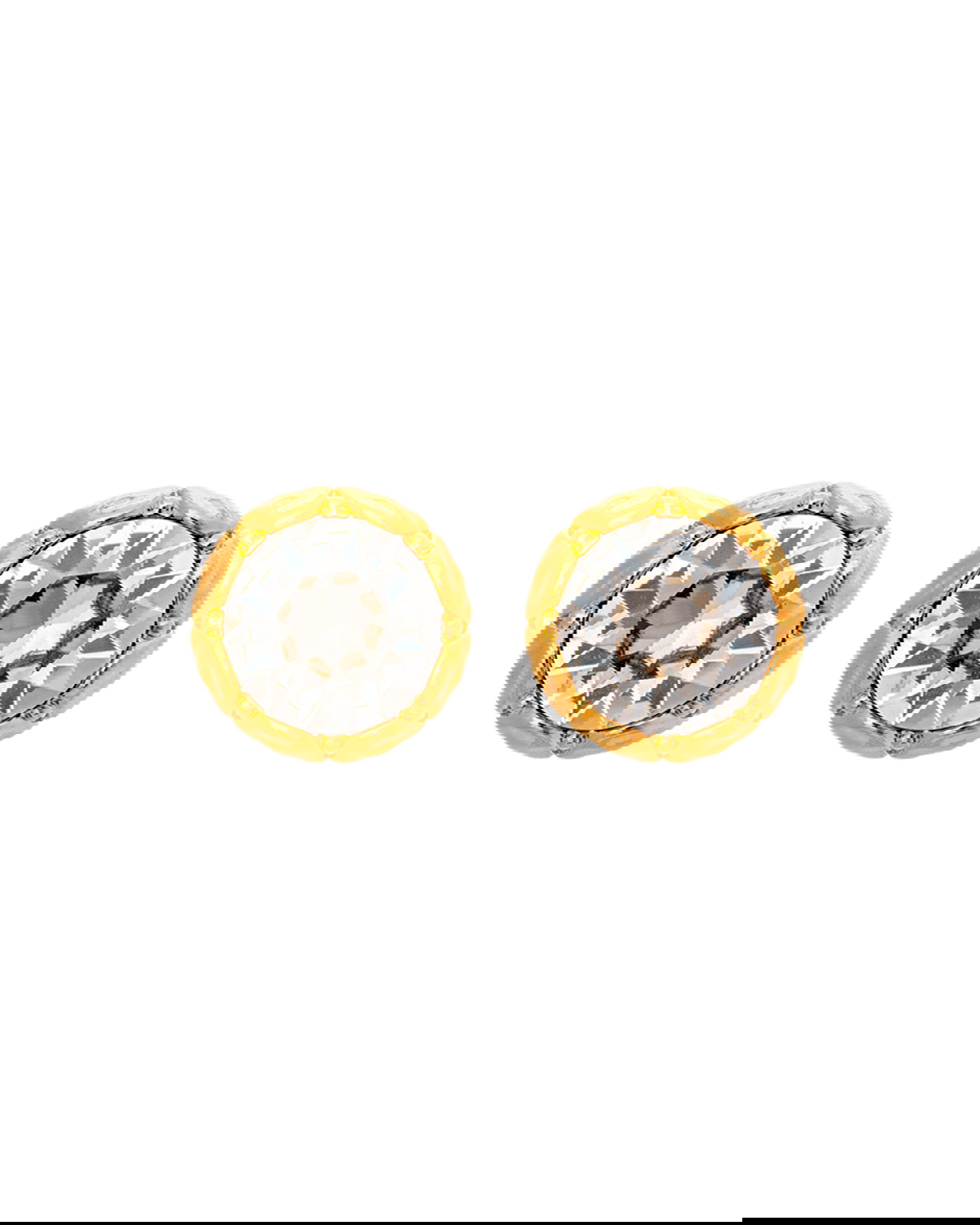 Miss Victoria earrings crystal guld