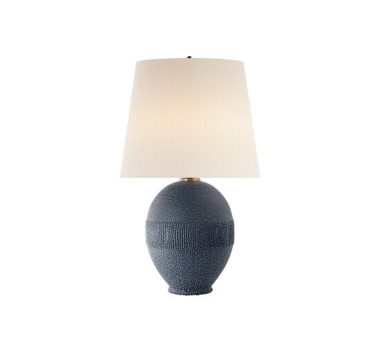 Blue - Toulon Table Lamp Volcanic Ivory