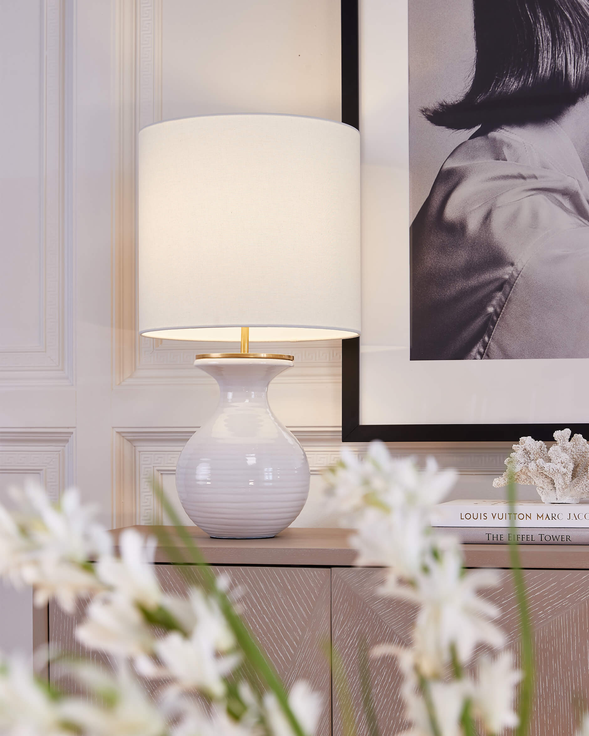 Albie skrivbordslampa vit