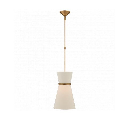 null - Clarkson Small Single Pendant Polished Nickel