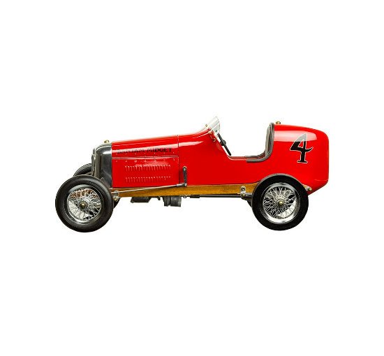 Röd - Bantam Midget modellbil röd