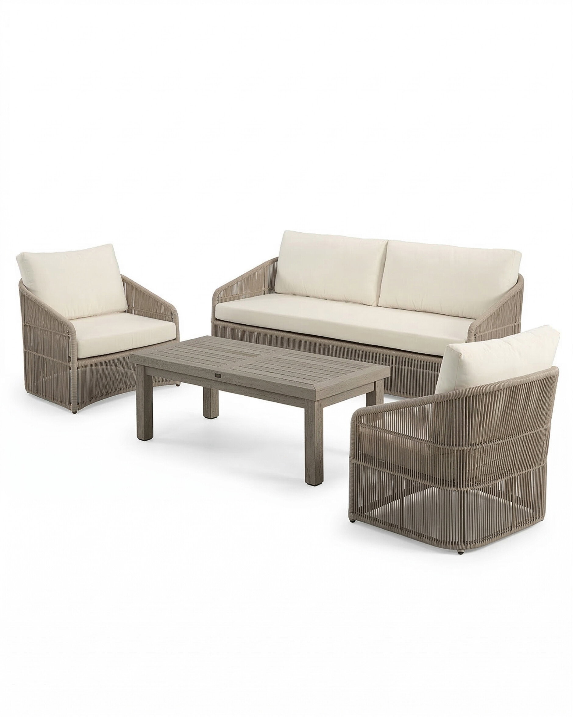 Los Cabos loungegrupp med vintage soffbord