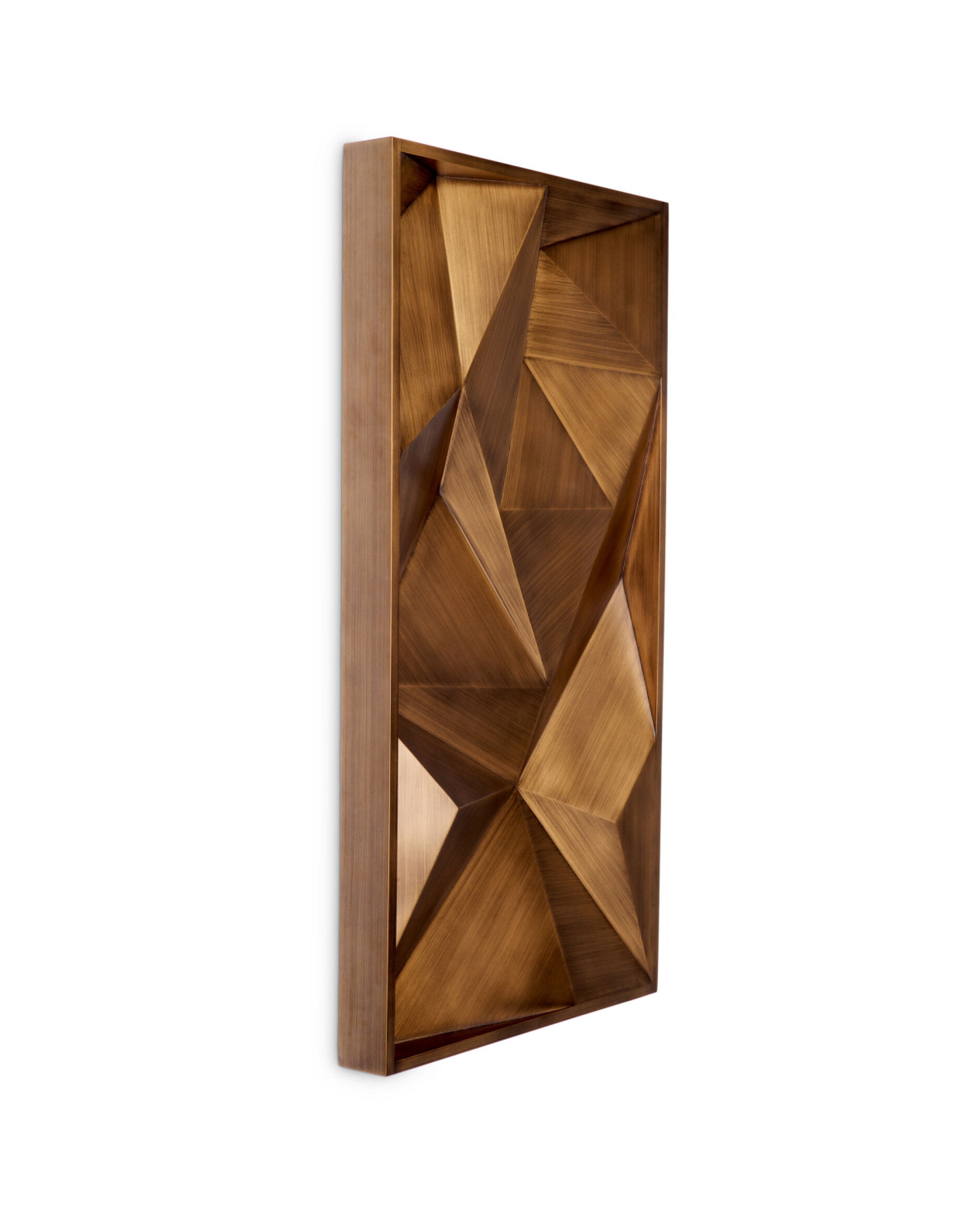 Bravura väggdekoration borstad mässing