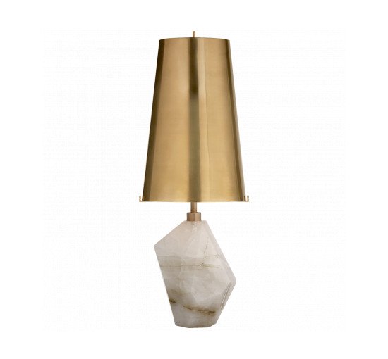 Natural Quartz Stone - Halcyon Accent Table Lamp Quartz