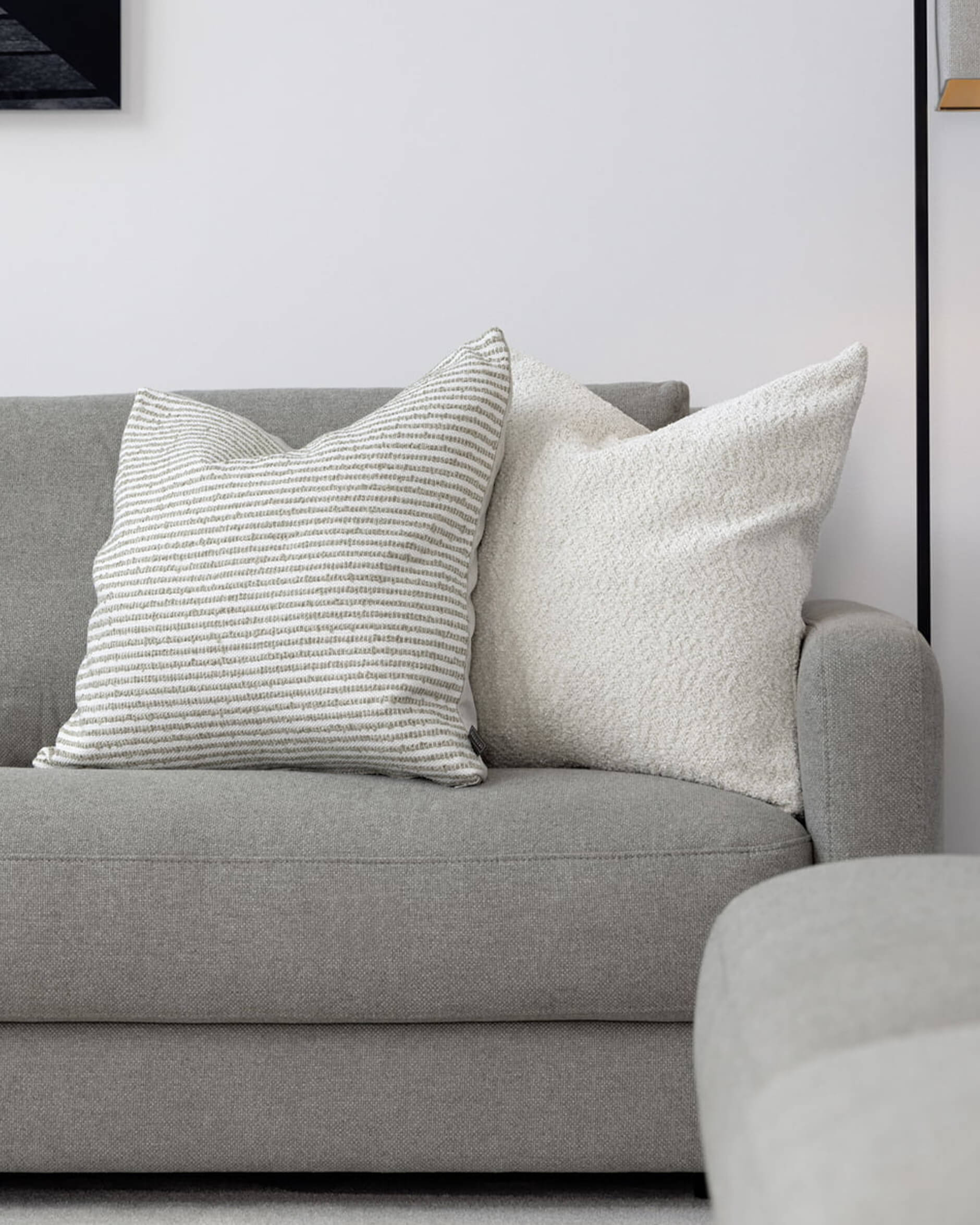 Nomad Single Stripe kuddfodral natural