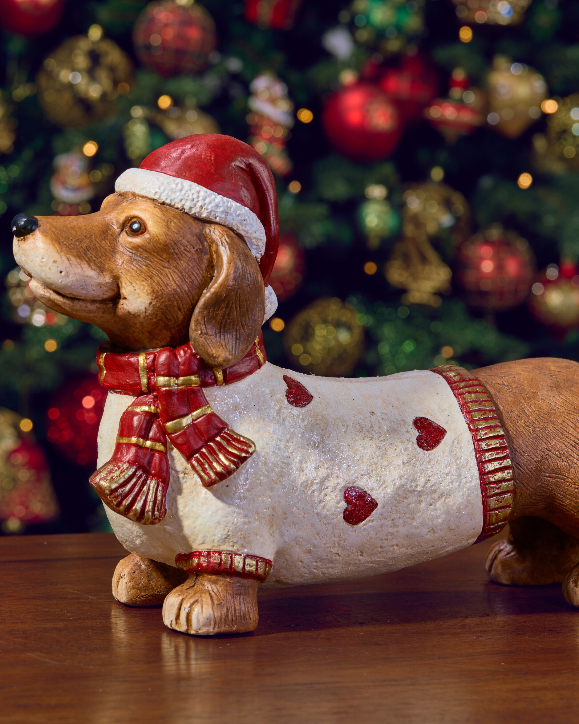Lucky hund juledekoration