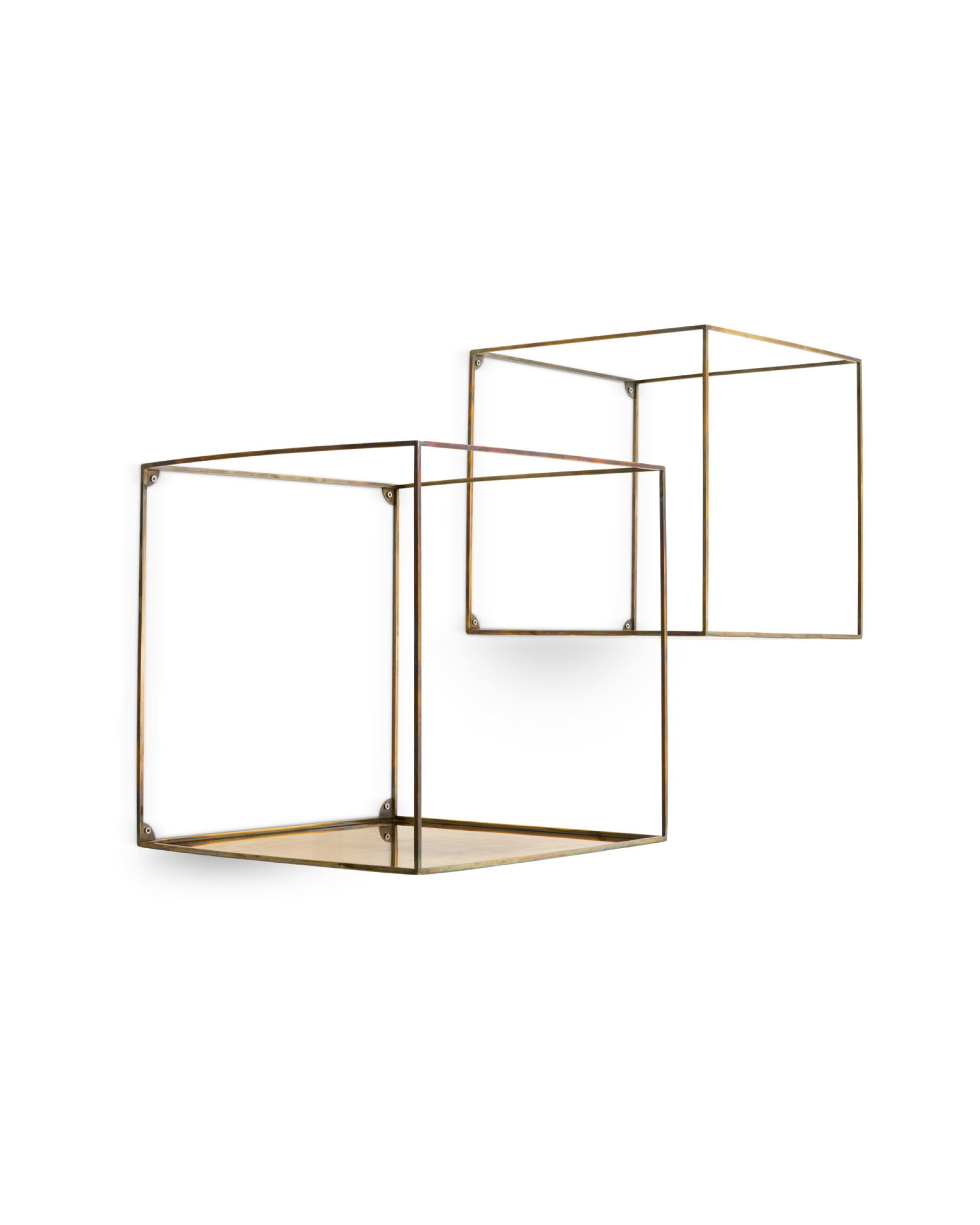 Deco Square Wall Rack set of 2