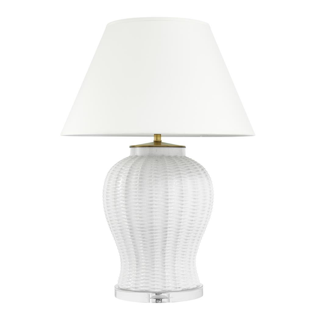 Fort Meyers Table Lamp White