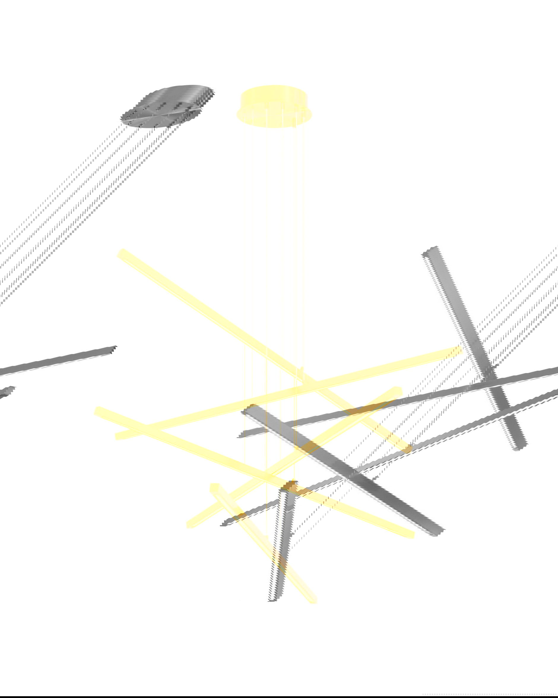 Kimpton taklampa mässing