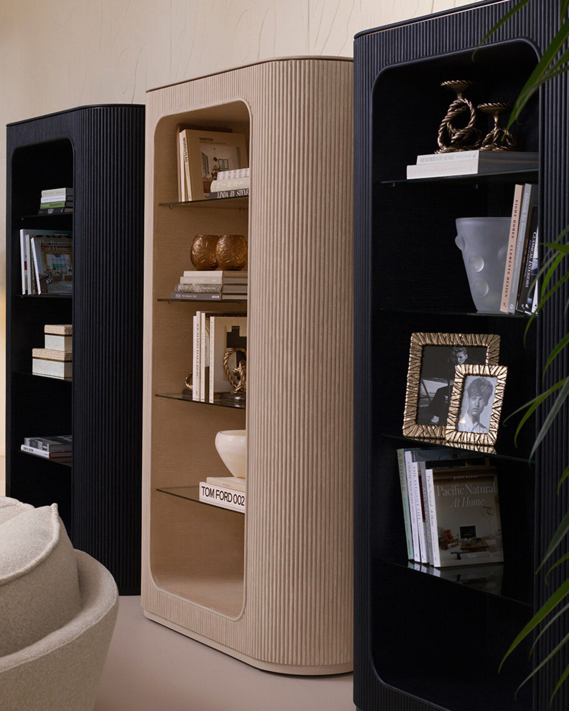 Evander vaas mat wit