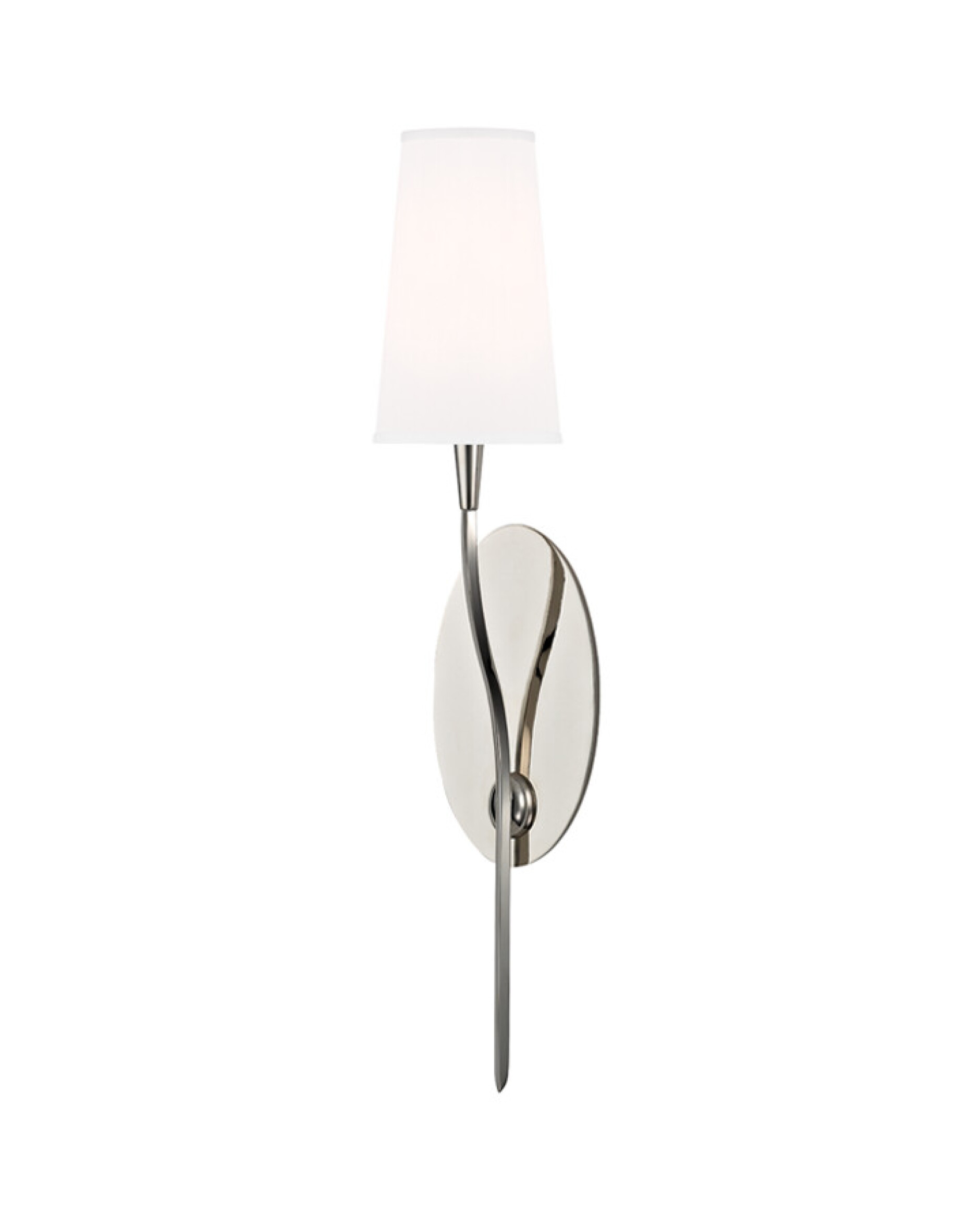 Rutland vegglampe nikkel
