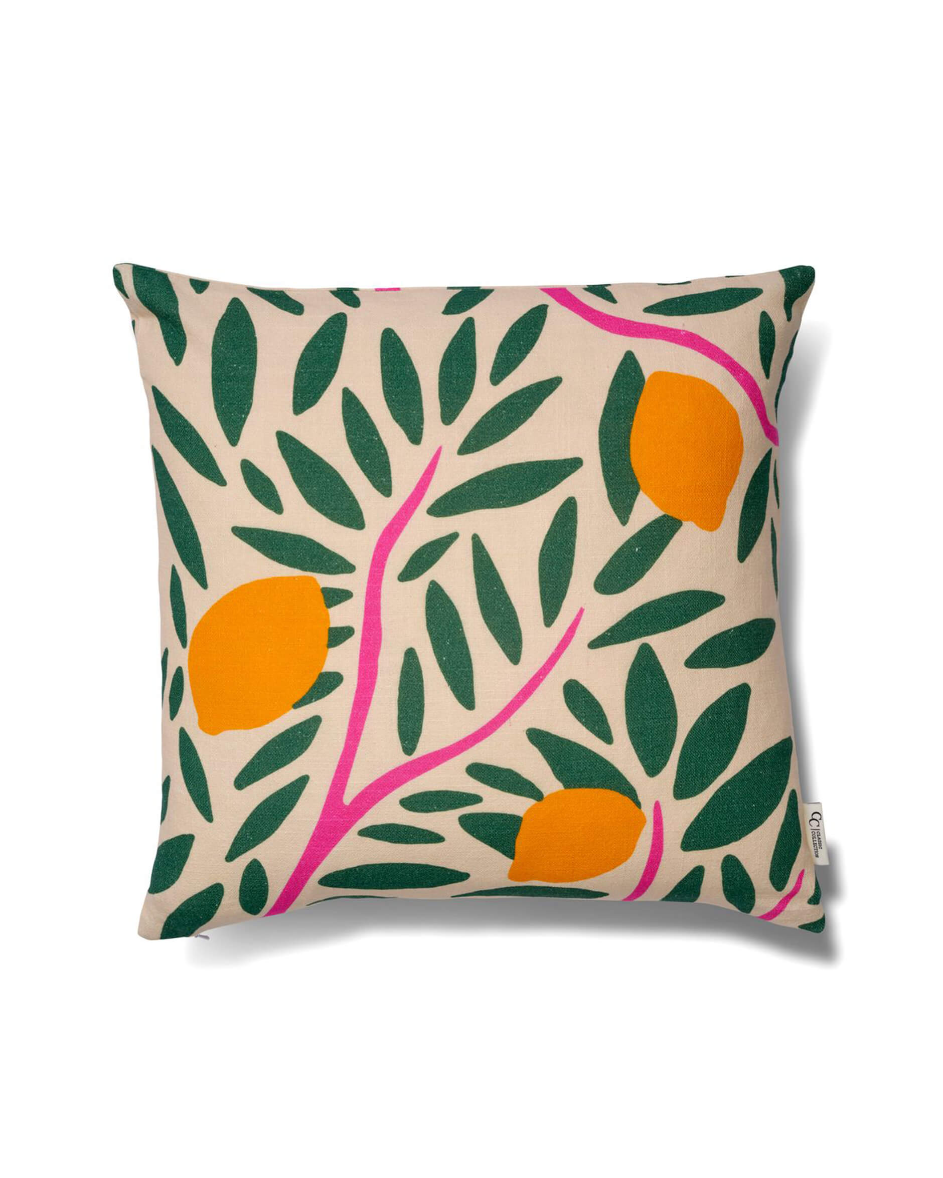 Sunny Citrus kuddfodral grön