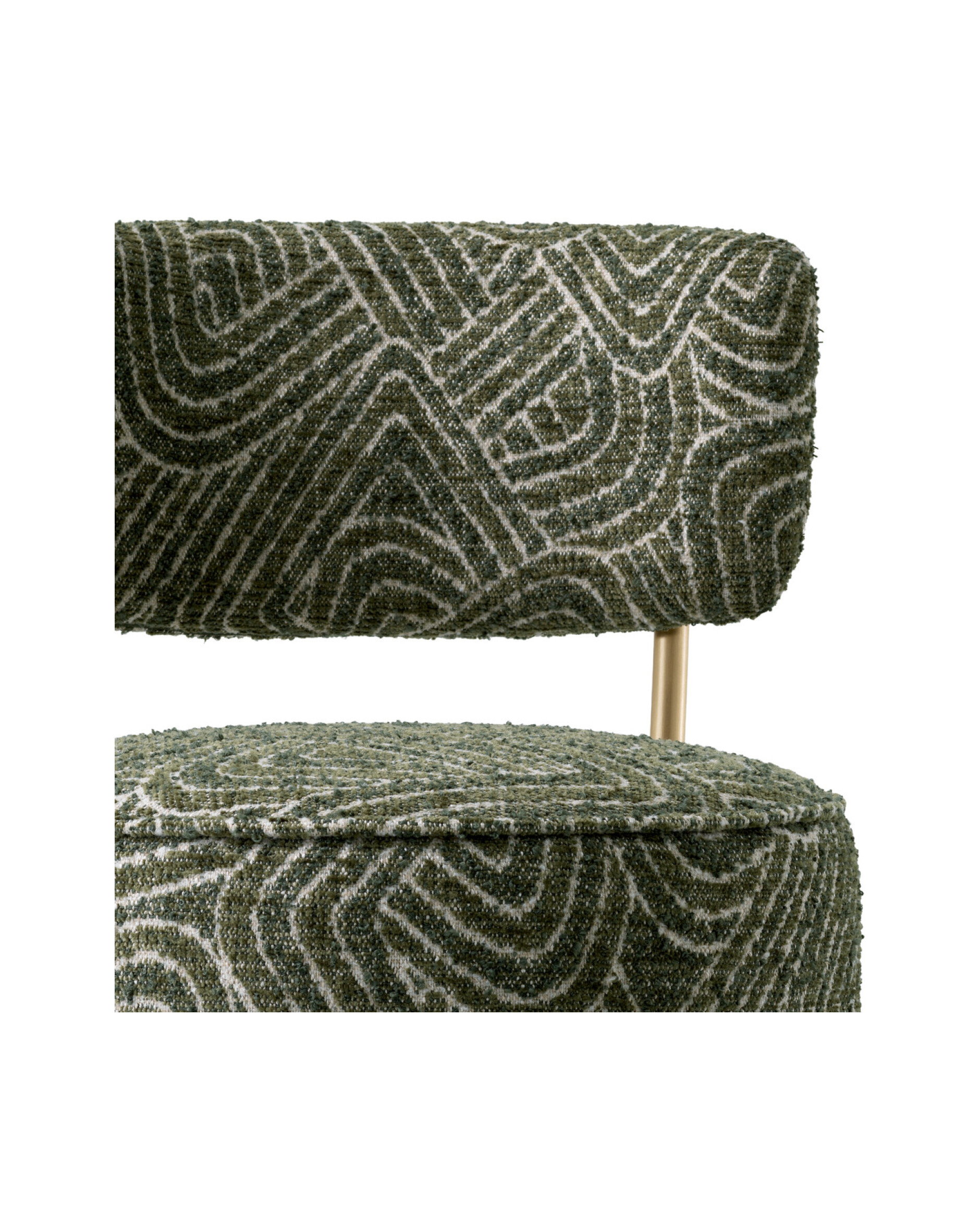 Carleton counter stool with back Camari Green