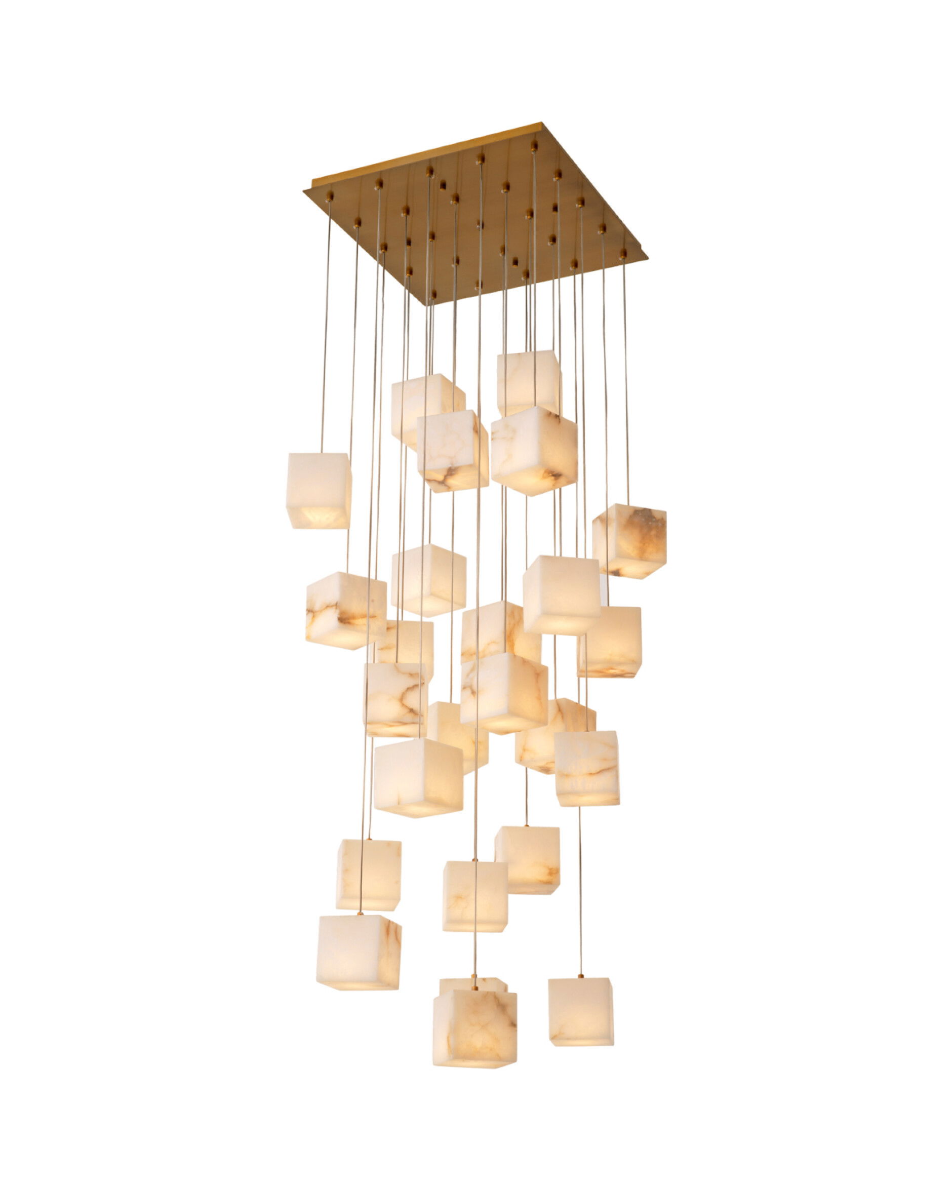 Duboce Chandelier Vintage Brass