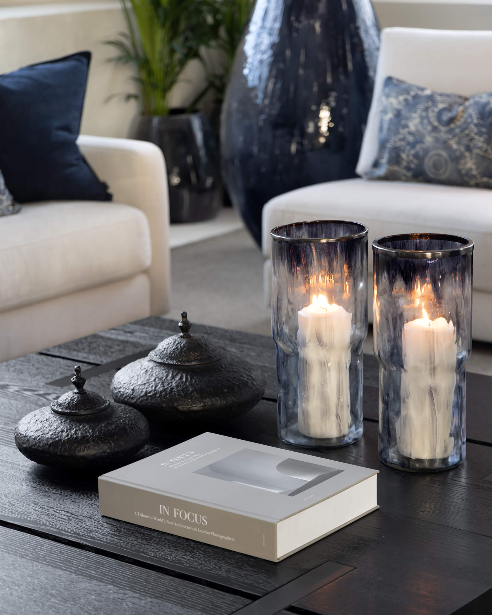 Belmont Kerzenhalter Indigo