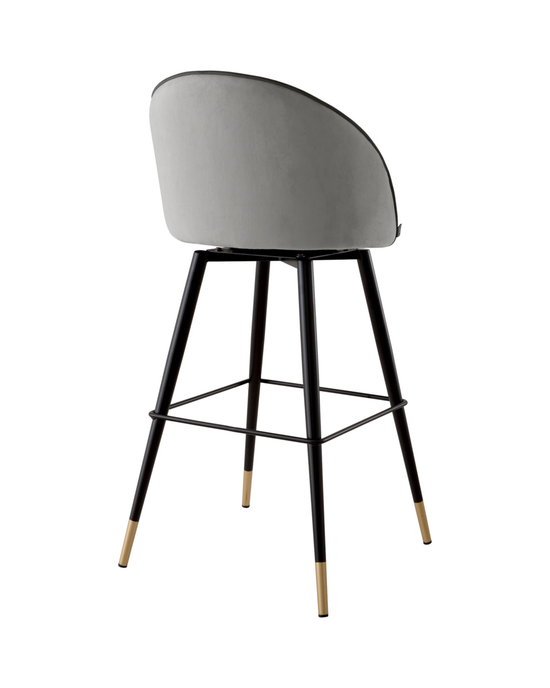 Cooper barstol roche light grey velvet 2-set