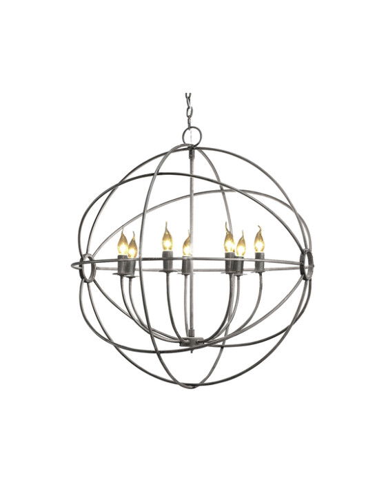 Rome takkrona grå L