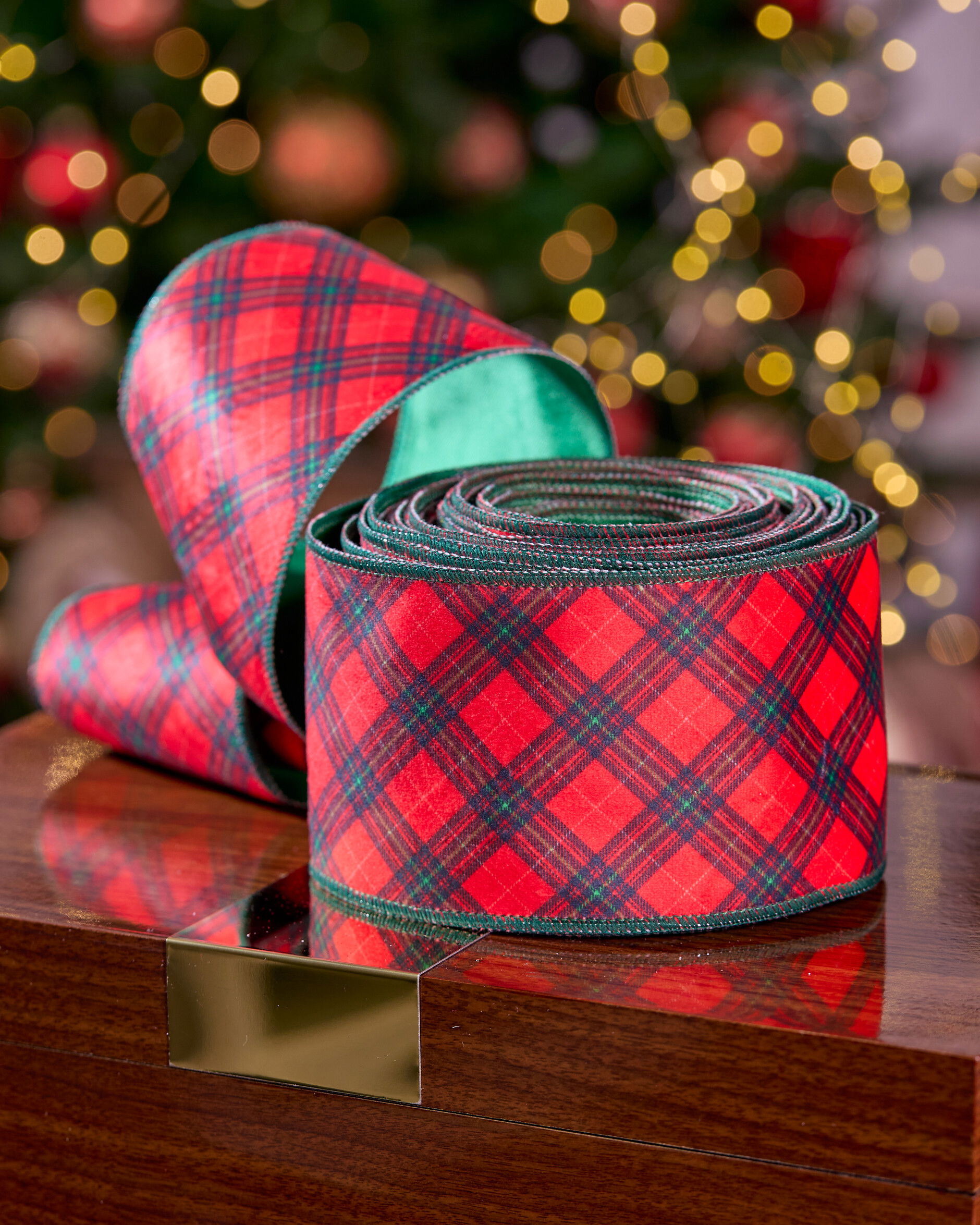 Alice textielband geruit 9m