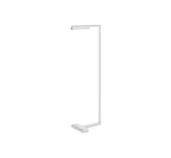 Polished Nickel - Dessau 38" golvlampa svart