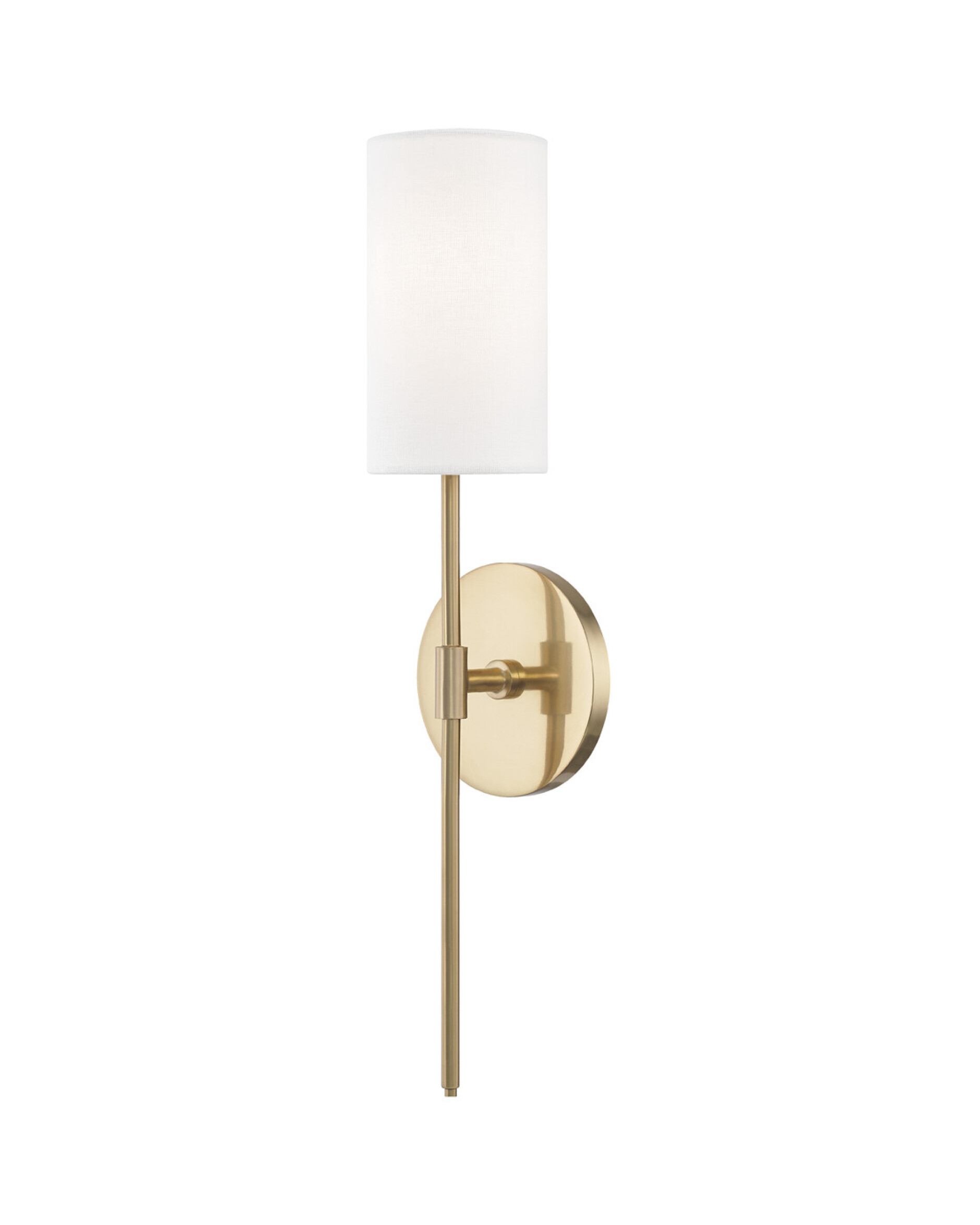 Olivia vegglampe antikk messing