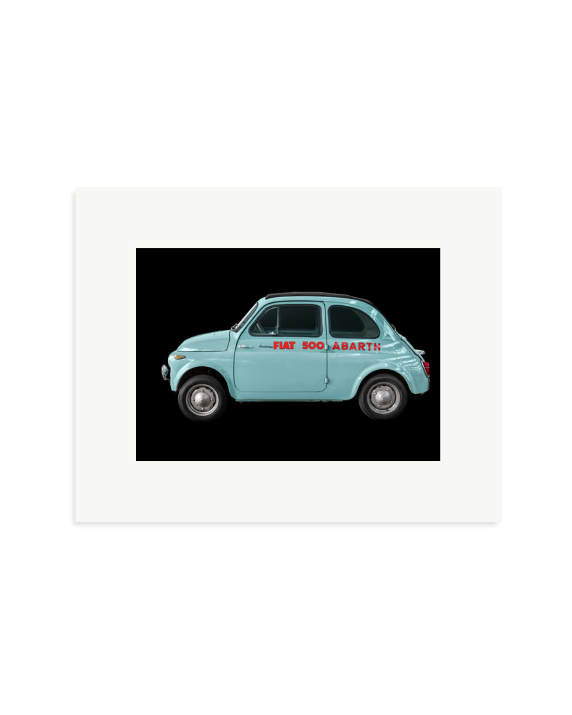 Fiat 500 Abarth Print Only / Small