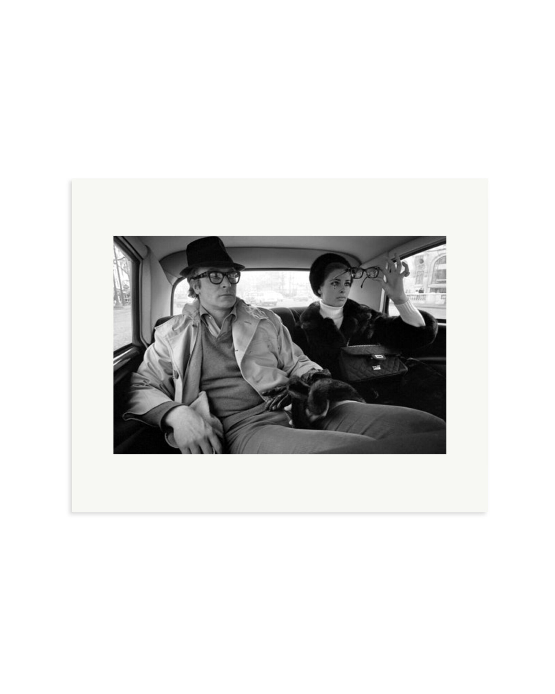 Camilla Sparv with Michael Caine Print Only / Medium