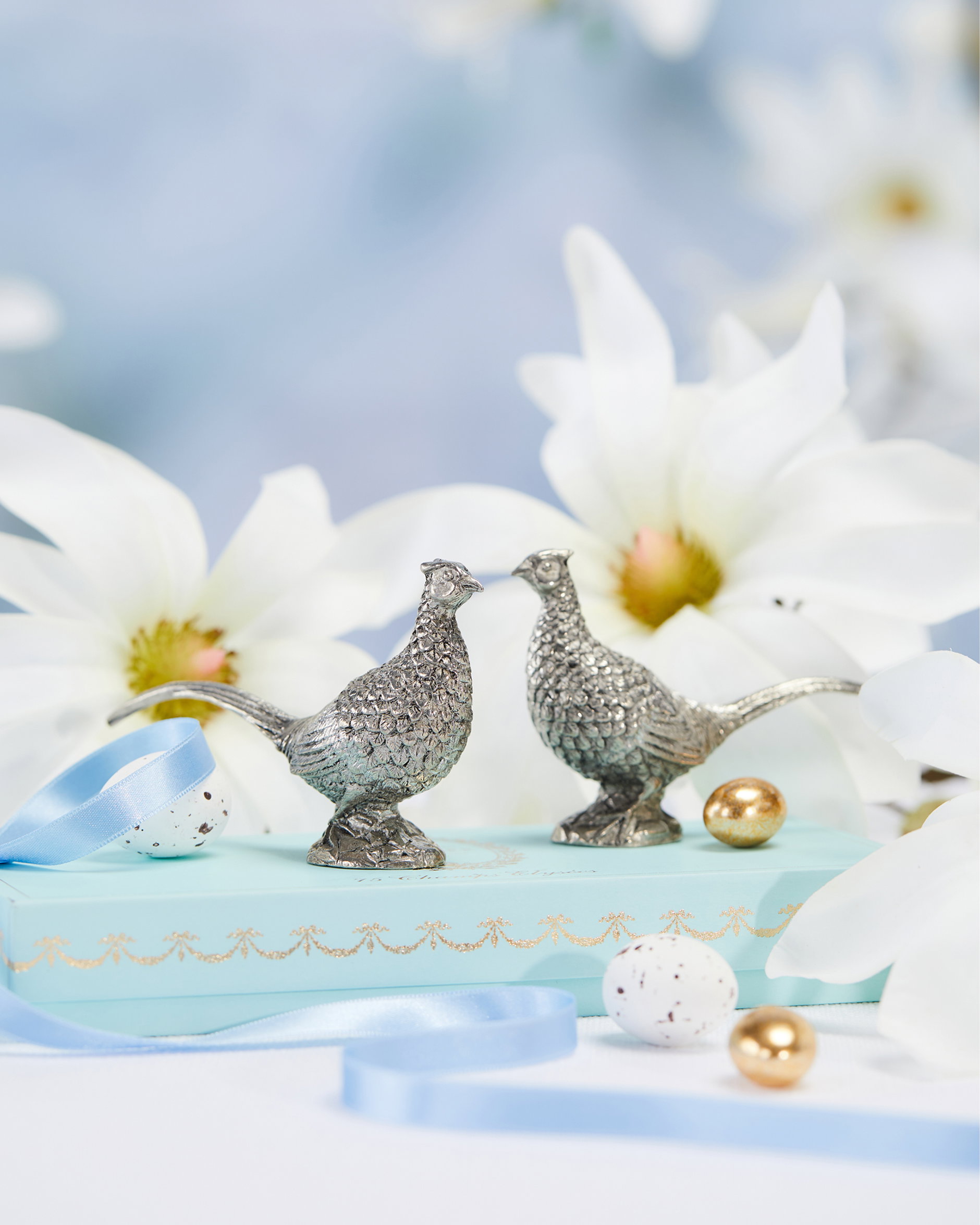 Fasaani-suola- ja pippurisirottimet, tina