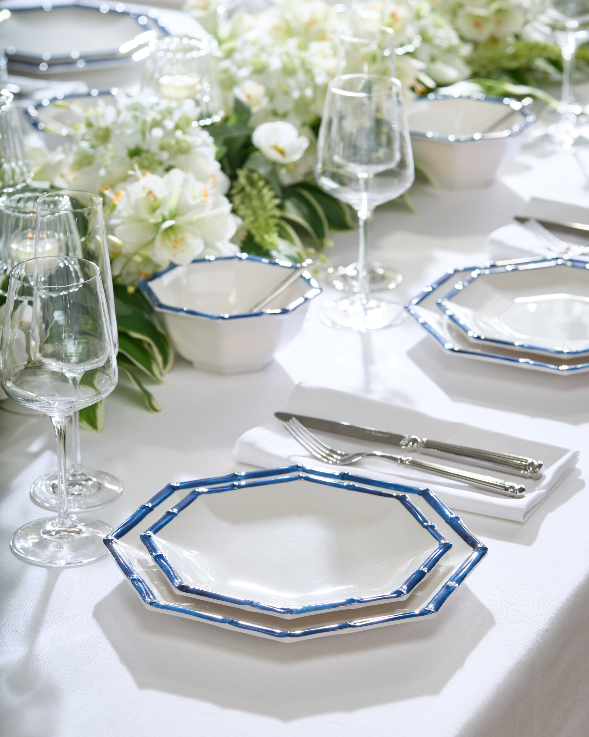 Bleu Jardin side plate