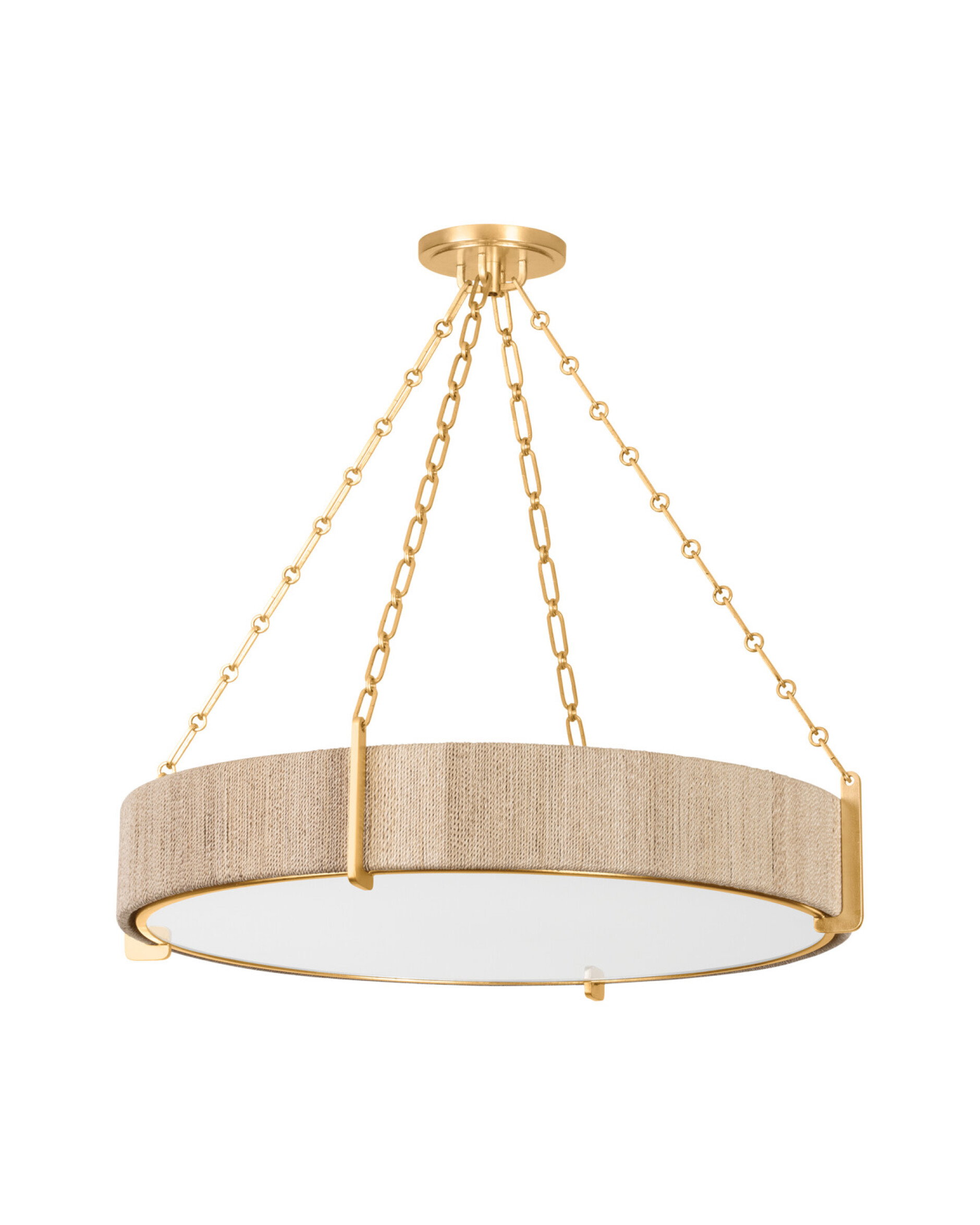 Quebec Chandelier Gold Leaf