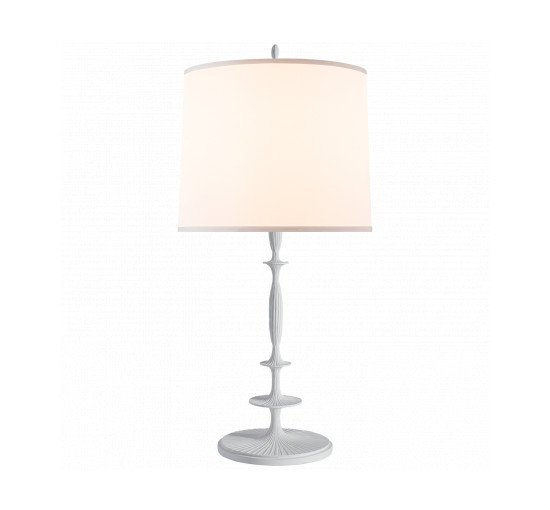 null - Lotus Table Lamp White