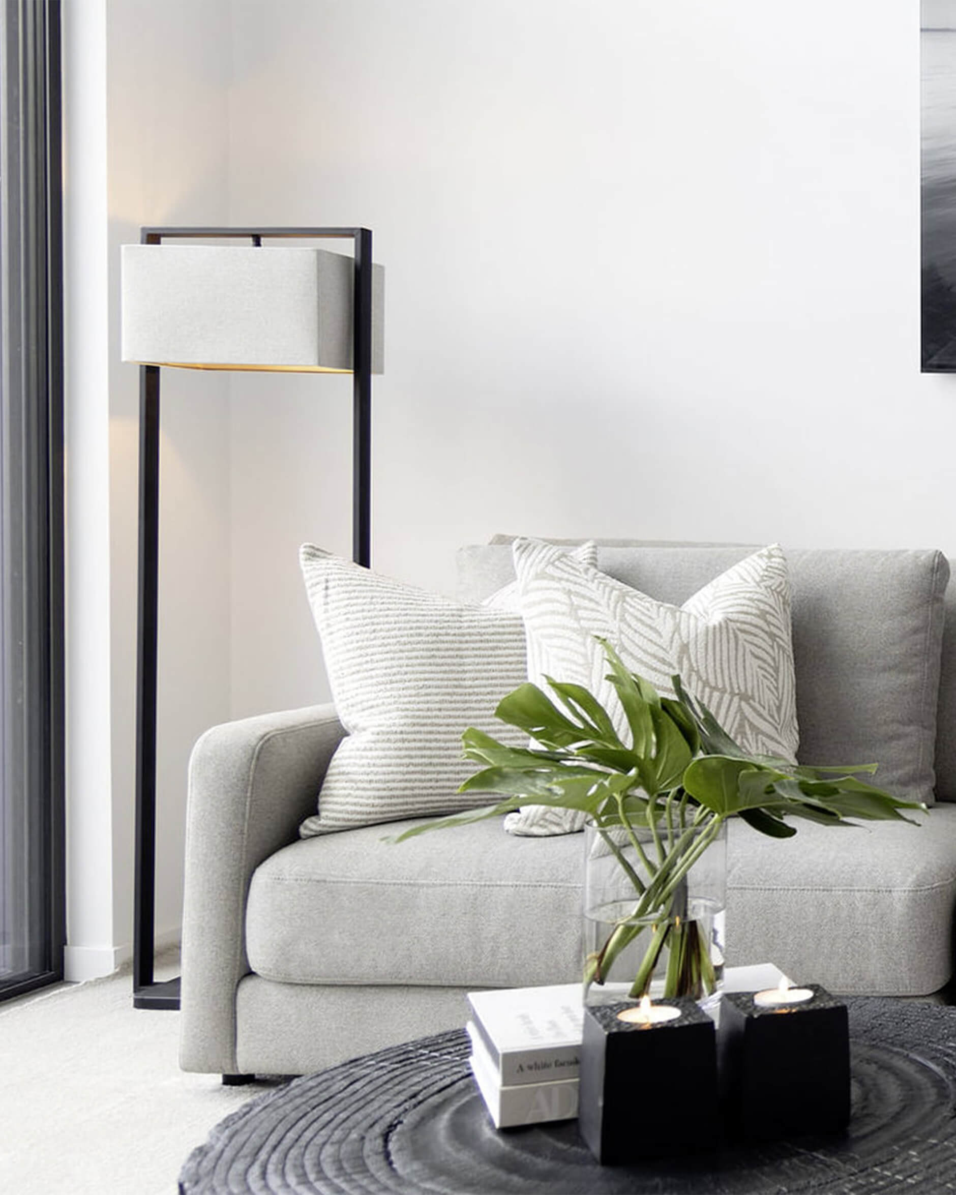 Donati frame lampskärm golv rave natural