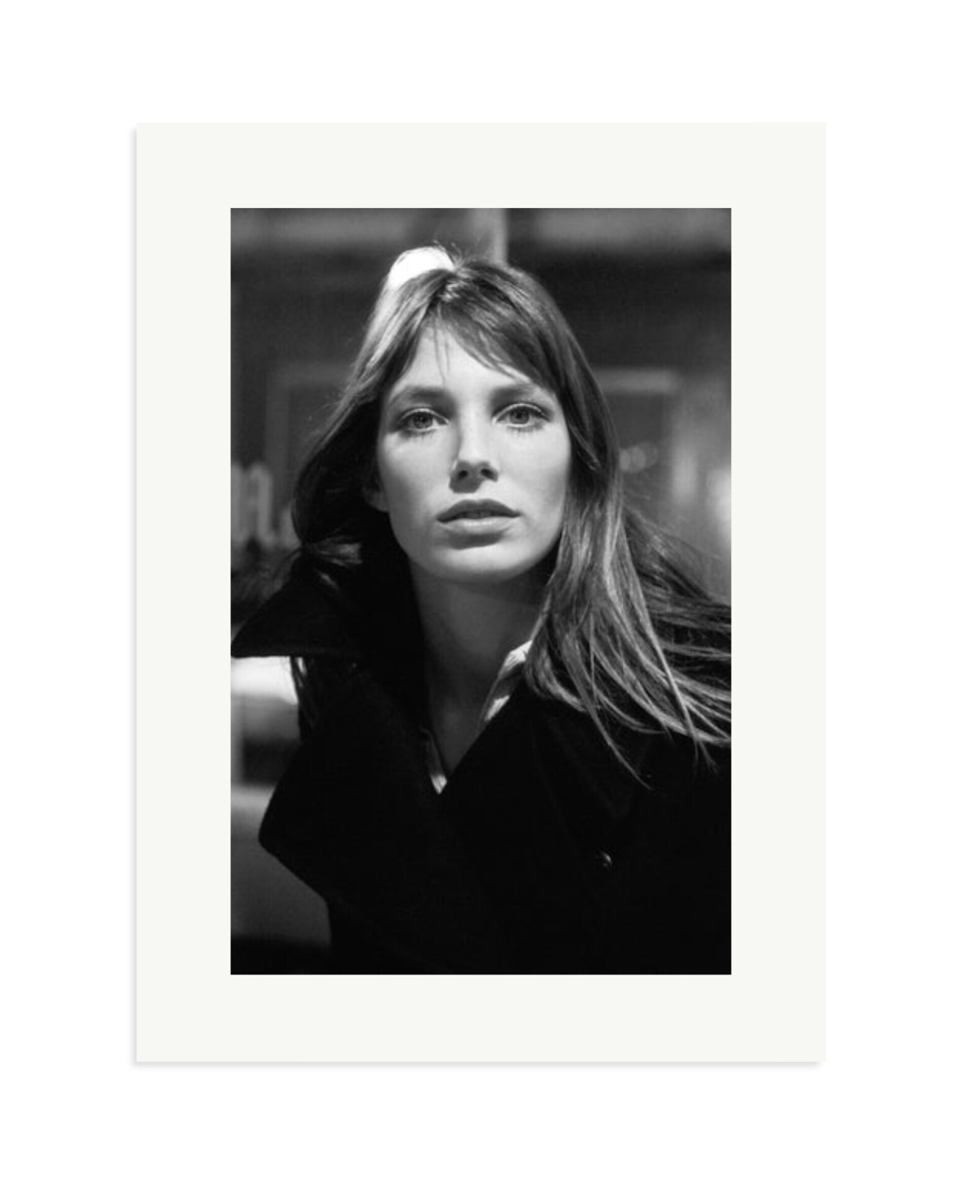 Jane in Paris, Black and White Print Only / XL