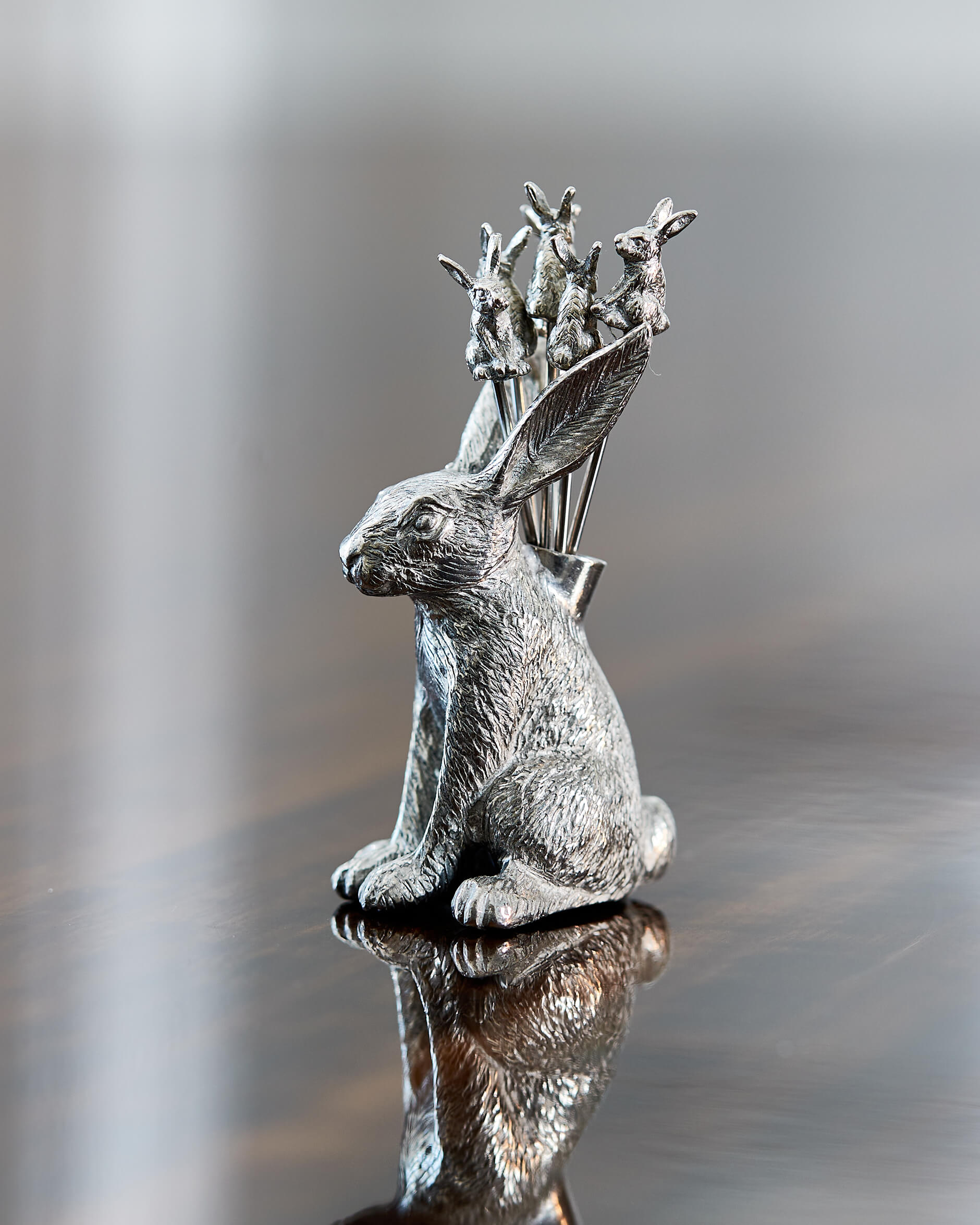 Kanin cocktailpinnar tenn