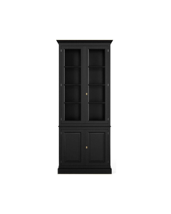 nantucket vitrinskåp modern black