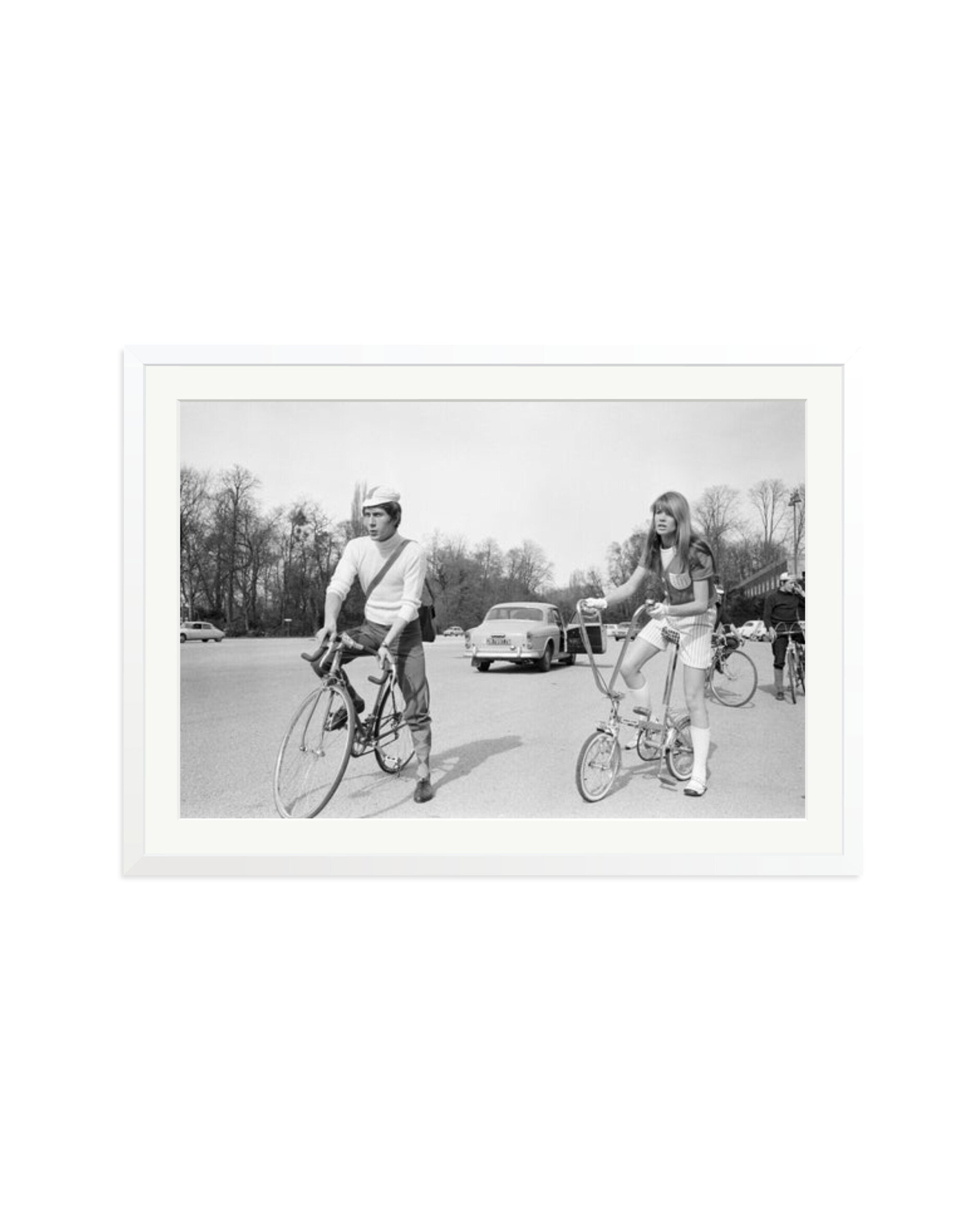 Jacques Dutronc and Françoise Hardy White / XXL