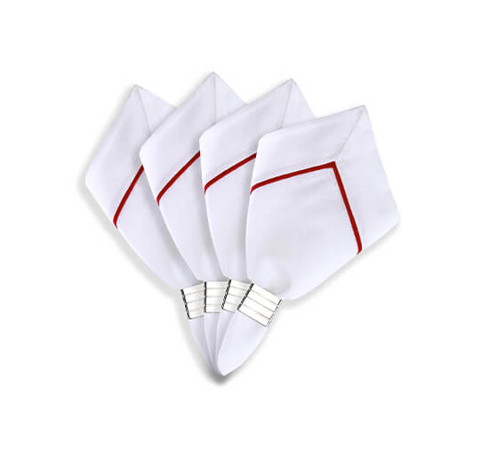 Castleford Holiday Napkin White