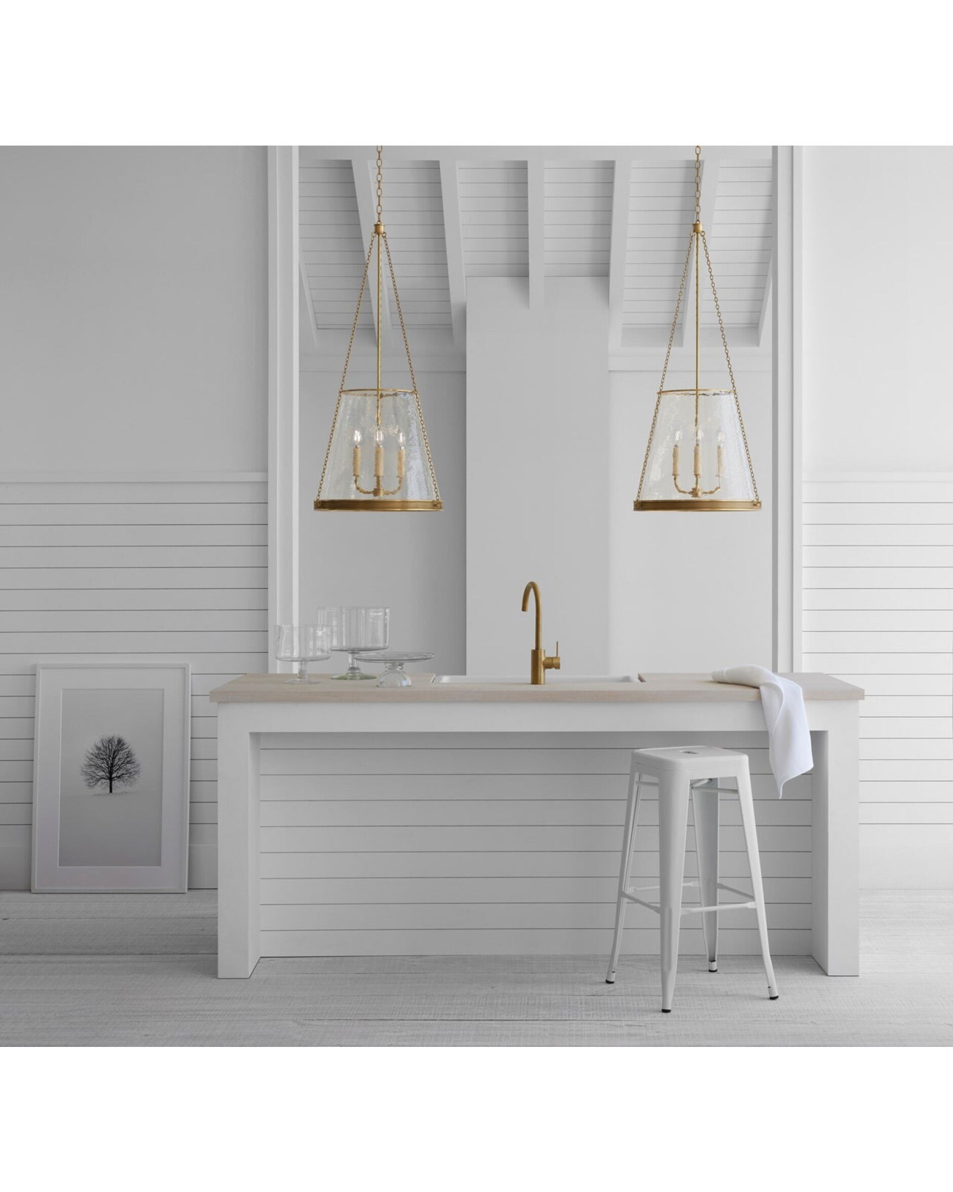 Reese 18" takpendel mässing