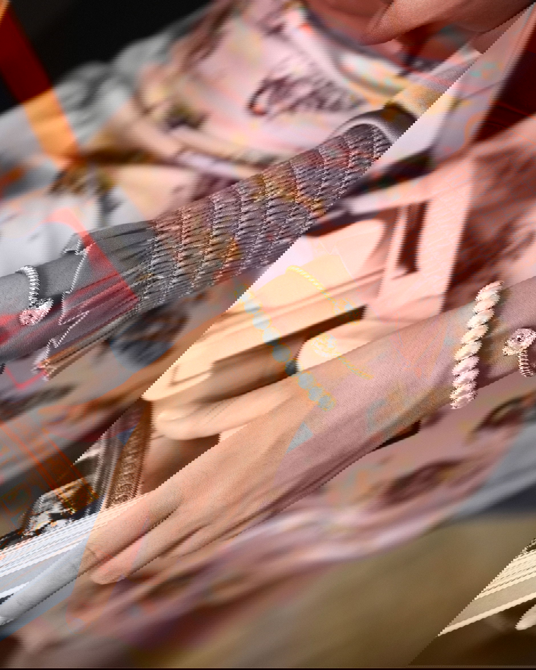 Gia Stud armband pearl